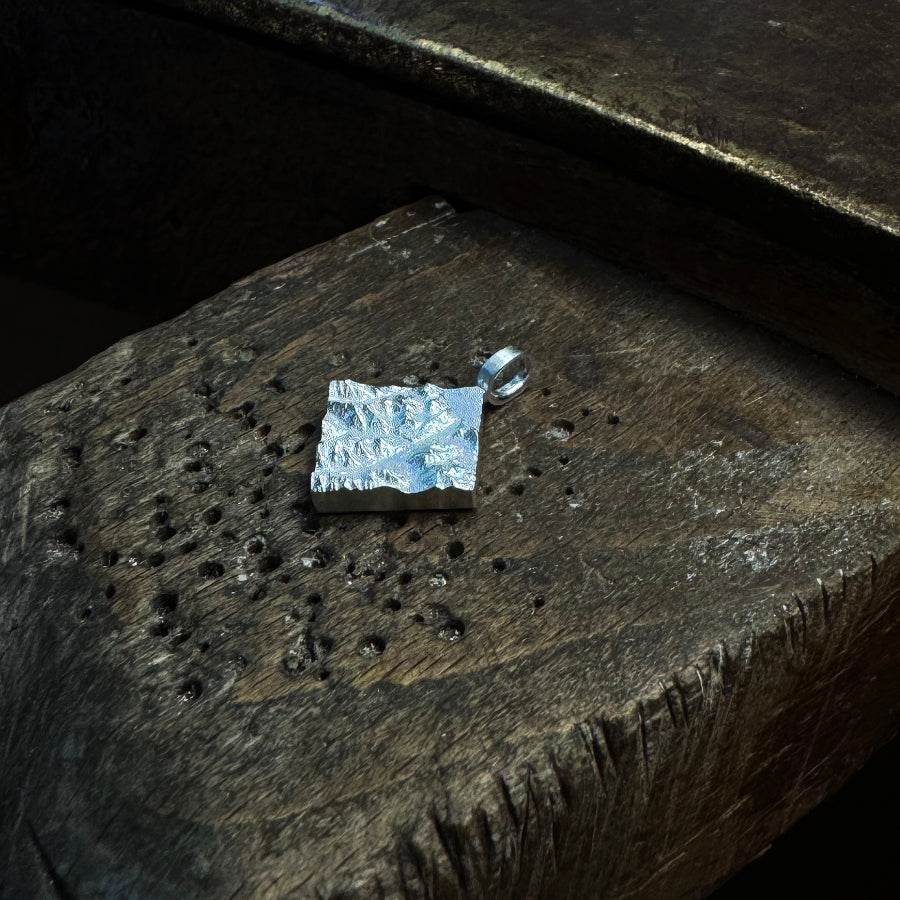 Bergschmuck Anhänger BERG'L Ferienregion Hohe Salve aus 925 Sterling Silber