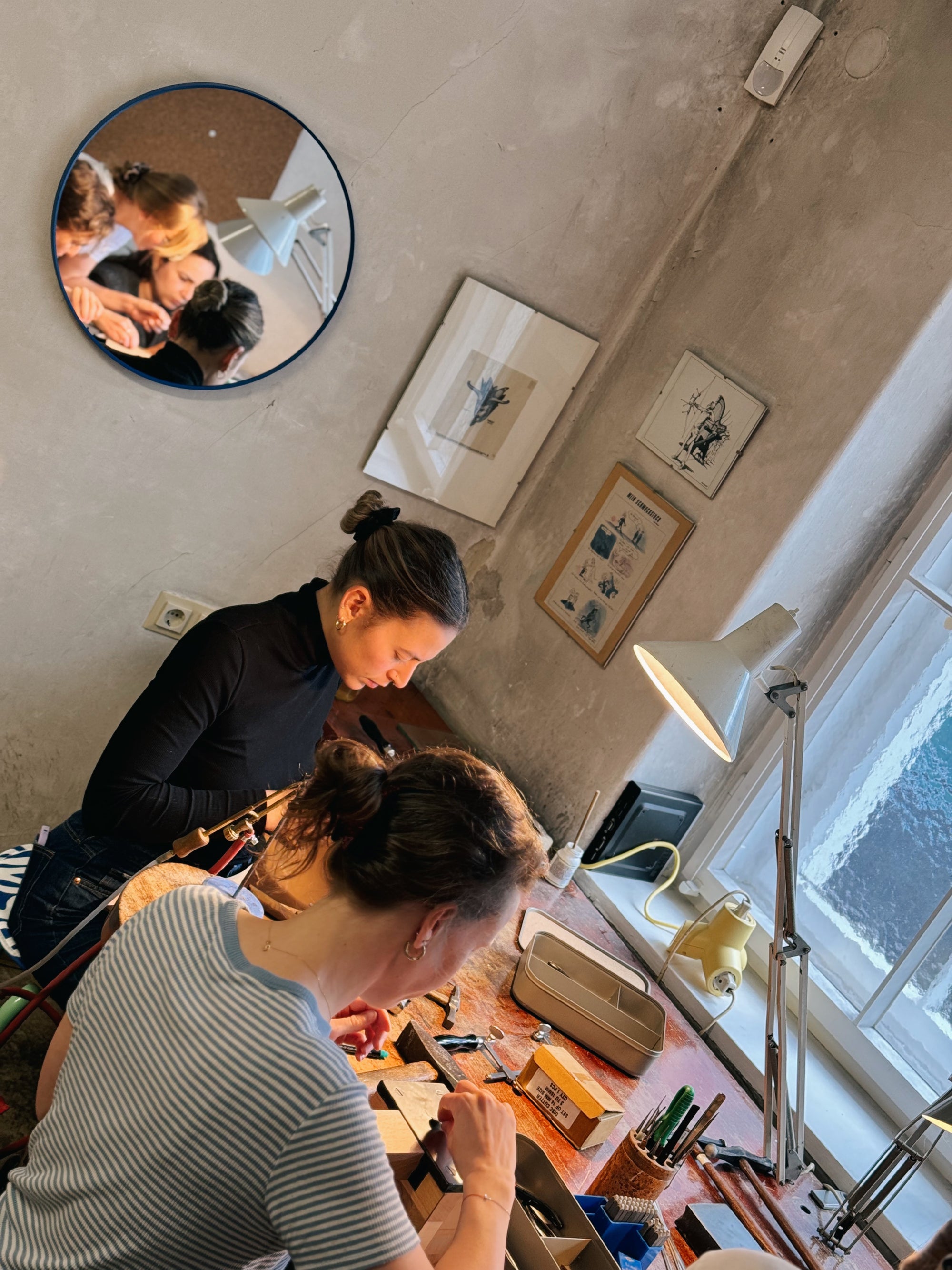Goldschmiede Workshop in unserer Werkstatt